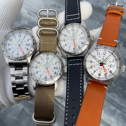 STEELFLIER Official SF792 GMT Mechanical Wristwatch, NH34 Movement, Super BGW9 C3 Luminous, 200M Waterproof Luxury Dive Watch