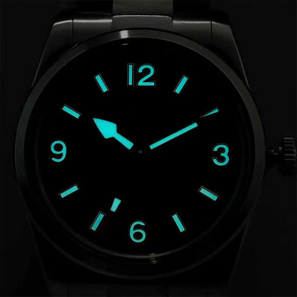 Watchdives WD1960S V2 36Mm Vintage Cream Man Watches VH31 Sweep Seconds Quartz Watch Bubble K1 Sapphire Luminous Stainless Steel