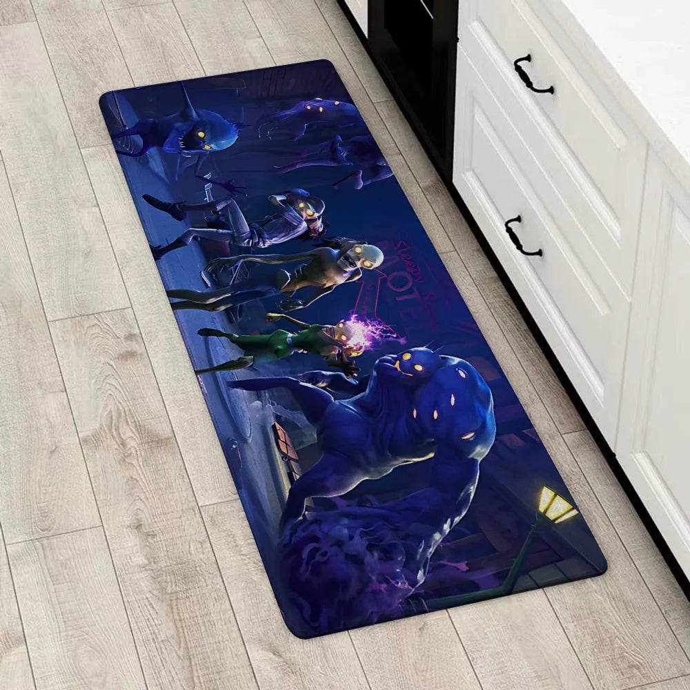 Game Fortnite Entrance Front Door Doormat Non-slip Kitchen Rug Living Room Rugs Balcony Bathroom Foot Mat Floor Mats Carpet