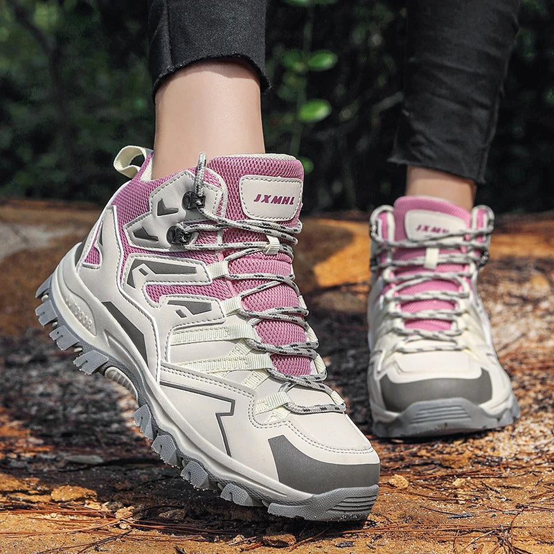 Buty turystyczne unisex, buty sportowe do wędrówek na świeżym powietrzu, buty kempingowe, damskie wodoodporne buty do spacerów, antypoślizgowe buty turystyczne