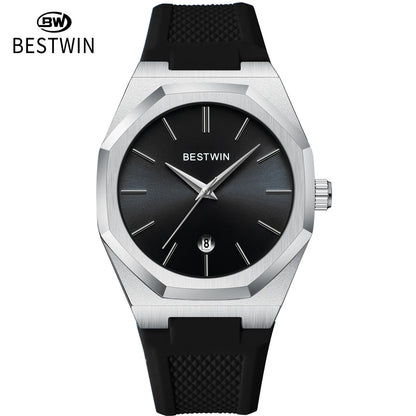 Luxury Quartz Wristwatch Silicone Strap reloj hombre Sport Watch for Man Fashion Date Original Waterproof Clock