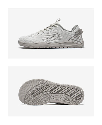 HOBIBEAR Dzianinowe buty typu „barefoot” – unisex, bez podbicia, z szerokim czubkiem, minimalistyczne, oddychające, codzienne buty do chodzenia