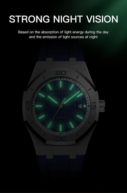 New Arrivals Specht & Söhne Dive Watch 40MM Miyota 8215 Automatic Mechanical Watches For Men Octagon Bezel Steel