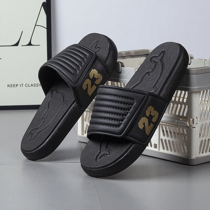 Breathable Summer Flip Flops Men Lightweight Quick Drying Slippers Comfortable Indoor and Outdoor Slides Waterproof Beach Shoes