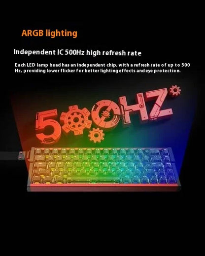 [NEW] IROK MG68 PIUS Keyboard MG68 ACE Magnetic Switch Mechanical Keyboard RGB 8K Gamer PC E-Sports Gaming Accessories Gift