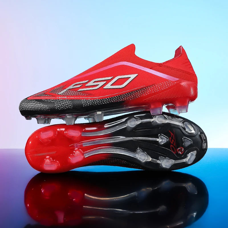 New Men Football Boots Non-Slip Boys Outdoor Hot-selling Soccer Shoes Grass Match Sneakers High-quality Cleats High-top Light