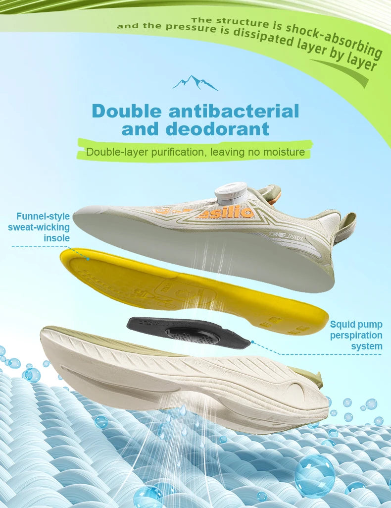 ONEMIX Outdoor hardloopschoenen voor heren, elastische trailschoenen, lichtgewicht, ademende damesschoenen, casual schoenen voor koppels, waterdichte schoenen