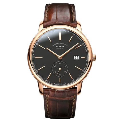 Relógio BORMAN BM3817 TOP Novo 42 de Luxo para Homem, Mecânico Automático, Vidro de Safira, Ultrafino, 50M à Prova de Água, com Submostrador
