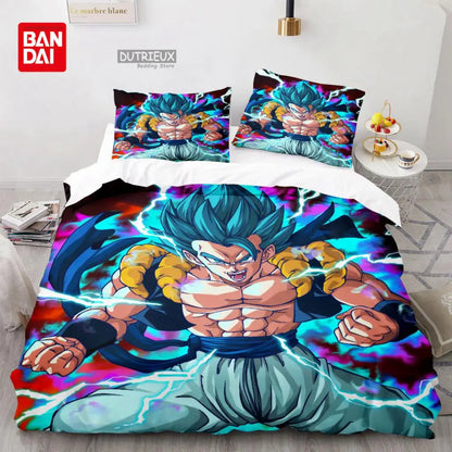 Dragon Ball Bedding Set Anime Goku Duvet Cover Comforter Bedclothes Single Twin Full Queen Size 3d Kids Adult Boys Gift