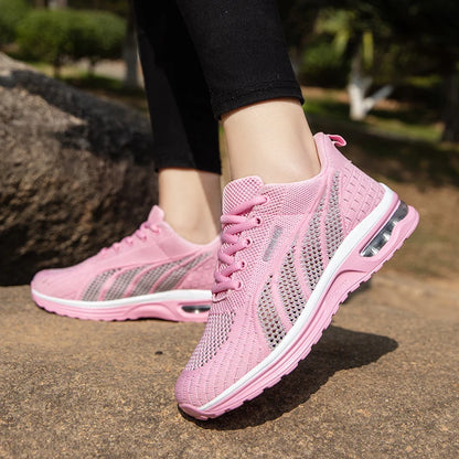 New summer rebound women's sports shoes, lightweight shock-absorbing running shoes, marathon foot protection balance walking shoes