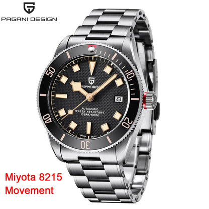 PAGANI DESIGN BB58 Men's Watches Mechanical Watch For Men Luxury Automatic Watch Men's NH35 Movement Waterproof Reloj Hombre PD-1671