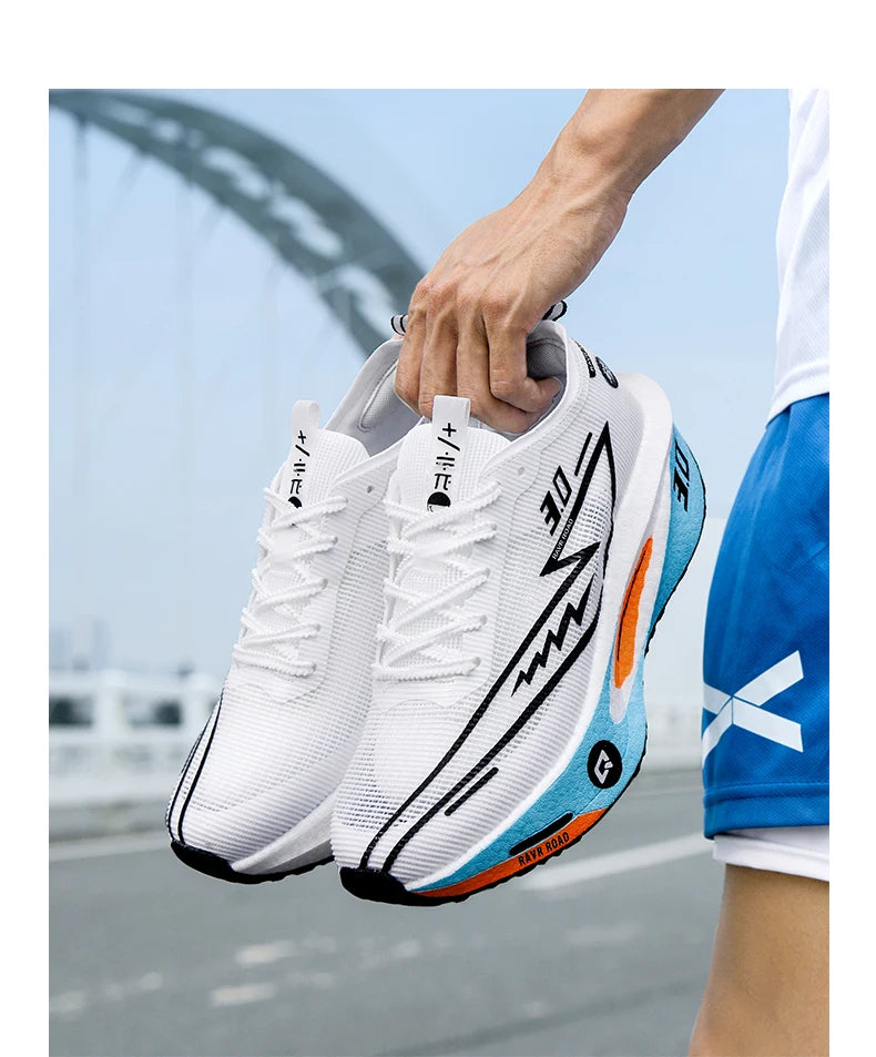 Running Shoes Specialty Men Marathon Sports Carbon Plate Breathable Ultralight Women Comfortable Athletic Cushion Stability Sneakers