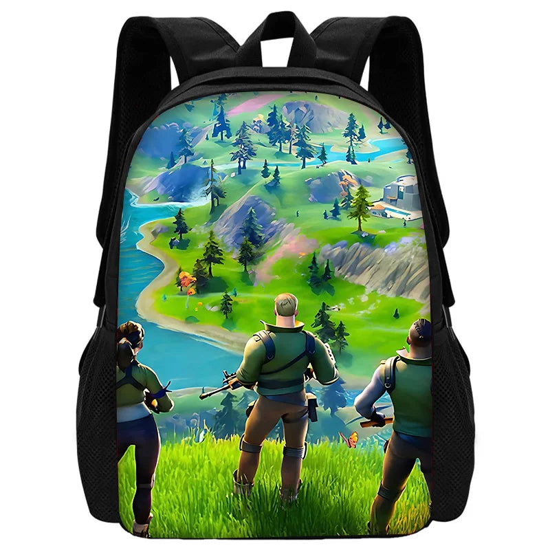 Hot Game Fortnite Kids Backpacks Boys and Girls Student Birthday Gift Child School Bags Unisex Camping Durable Rucksack