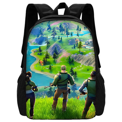 Hot Game Fortnite Kids Backpacks Boys and Girls Student Birthday Gift Child School Bags Unisex Camping Durable Rucksack