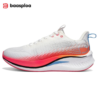 Pantofi de alergare Baasploa pentru bărbați, cu placă de carbon, amortizare profesională, antiderapant, adidași casual pentru femei, respirabili, pentru jogging și sport
