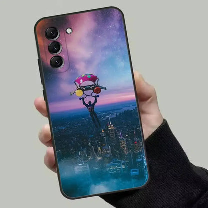 M-Midas F-Fortnite Phone Case For Samsung Galaxy A13, A21s, A22, A31, A32, A52, A53, A71, A80, Soft Black Shell