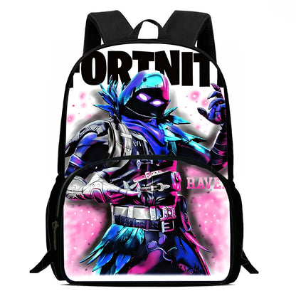 Hot Game Design Child Backpacks Lunch Bag Pencil Case Large Capacity School Bags for Boys and Girls Best Gift Fortnite