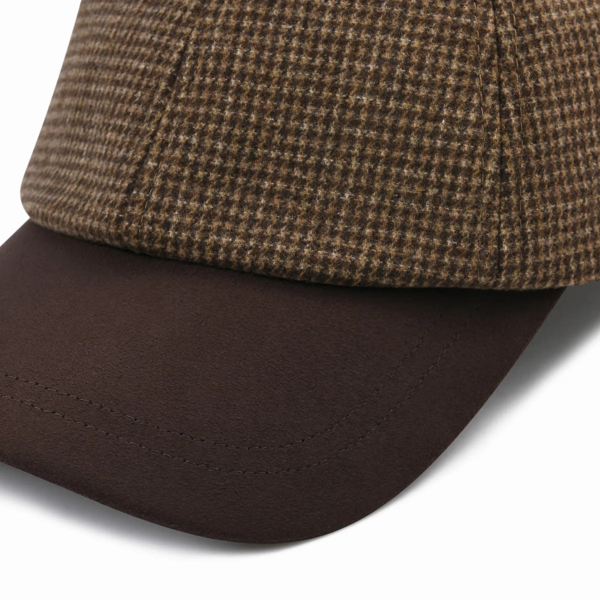 BOTVELA Șapcă de baseball din lână tweed pentru bărbați, stil casual, moale, ajustabilă, fără structură