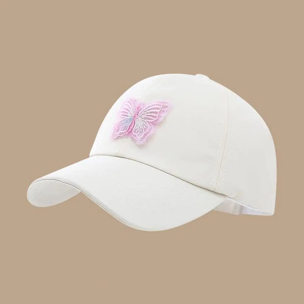 HOT Sommer-Baseballkappe für Mädchen mit hohem Pferdeschwanz, schnell trocknend, Sonnenschutz-Schirm, Kinder-Baseballkappe ohne Schirm, verstellbar, in Bonbonfarben, Mädchenhut
