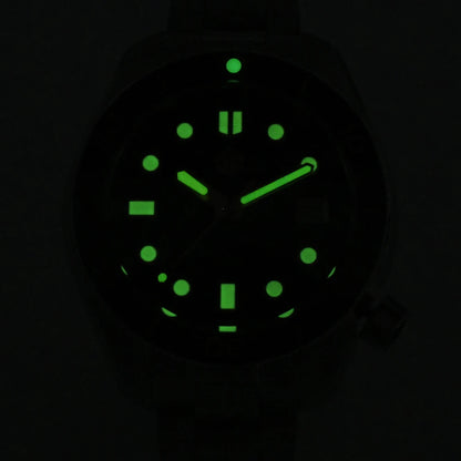 San Martin 44mm Men's Diver Watch Vintage MM300 Gilt Dial Sport NH35 Automatic Mechanical Sapphire Waterproof 300M C3 Lume SN0087
