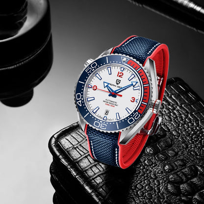 PAGANI DESIGN Men's Mechanical Watch 100M Waterproof Luxury Sapphire Glass Stainless Steel Japanese Movement Automatic Watch
