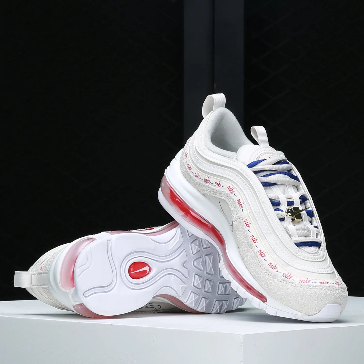 Nike genuine AIR MAX 97 women's low top air cushioned sports shoes DC4013-001