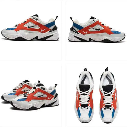 2026 Nike Men's M2K Tekno Retro Chunky Dad Shoes Layered Leather Synthetic Fashion Casual Walking Sneakers AV4789-100