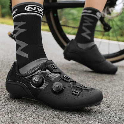Cycling Shoes Bike Sneakers Cleat Non-Slip Men's Mountain Biking Shoes Bicycle Road Footwear Speed Shoes