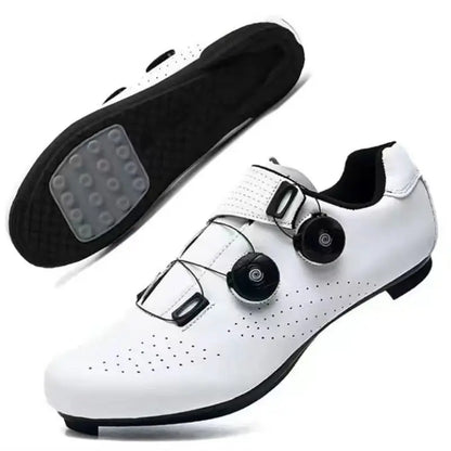 New Cycling Shoes Men's Self-Locking Racing Road Cycling Sports Shoes Lockless Training Shoes Women's SPD Cleats Cycling Shoes