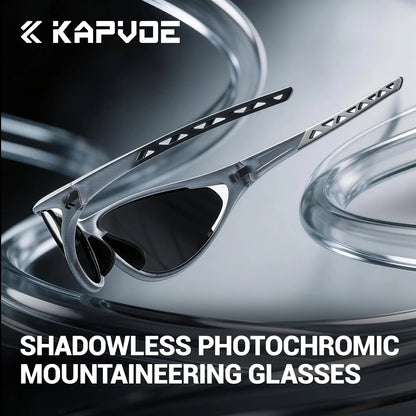 Kapvoe Hiking Sunglasses Camping Fashion Sunglasses for Men Photochromic Cycling Glasses MTB Bike Goggles Fishing Eyewear Sports