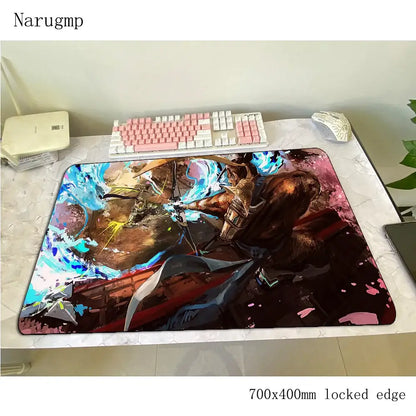 Overwatch-Mauspad 700x400x3mm, Gaming-Mauspad im Anime-Stil, personalisierte Schreibtischunterlage fürs Büro, Notebook-Desk-Mat, Geschenk für Jungen, Padmouse für PC-Gamer