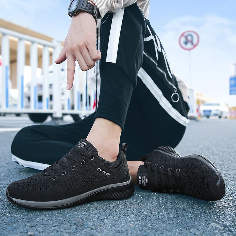 MAEDEF Running Shoes Men Breathable Sneakers 2025 Lightweight Walking Shoes Anti Slip Comfortable Mens Athletic Shoes Summer