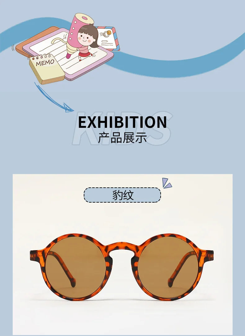 new children's sunglasses Fashion Trend personality street photography children's Sunglasses baby anti ultraviolet glasses