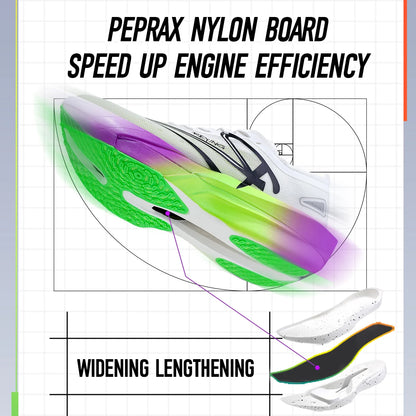 2025 New Full Palm Nylon Carbon Plate Running Shoes Double Layer Double Density Marathon Training Shoes Irunsvan&ACTBASE 25126