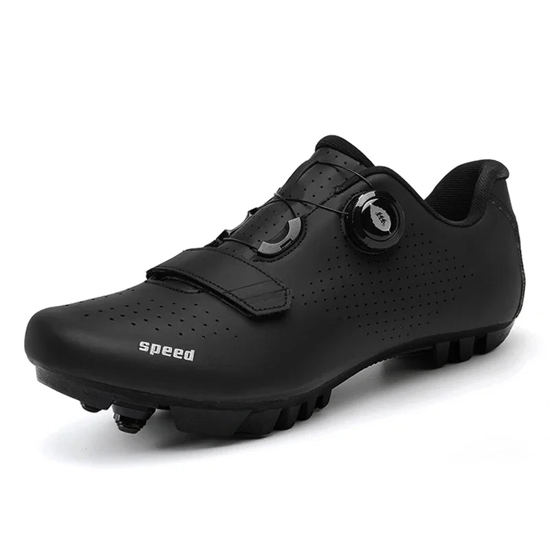 Kerékpáros cipő MTB, országúti, sportos, gyors kerékpáros cipő férfiaknak és nőknek, hegyi versenyzéshez, lapos talpú, SPD, Zapatillas Ciclismo MTB