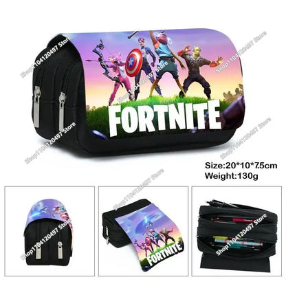 Fortnite Wallets for Kids Anime Fortnite Wallet Cartoon Card Holder Bag Leather Short Purse Fashion Folded Purses Boys Gift