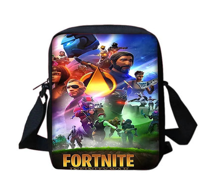 Hot Game Boy Girls Printed Shoulder Messenger Bag Child Design Fortnite Casual Handbag Men Women Phone Bag Shopping Bag